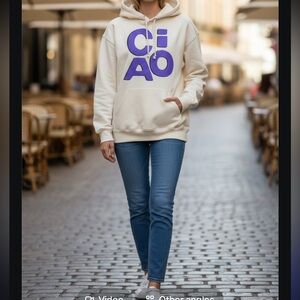 Alla Bergman Ciao Boyfriend Boyfriend Sweatshirt -S